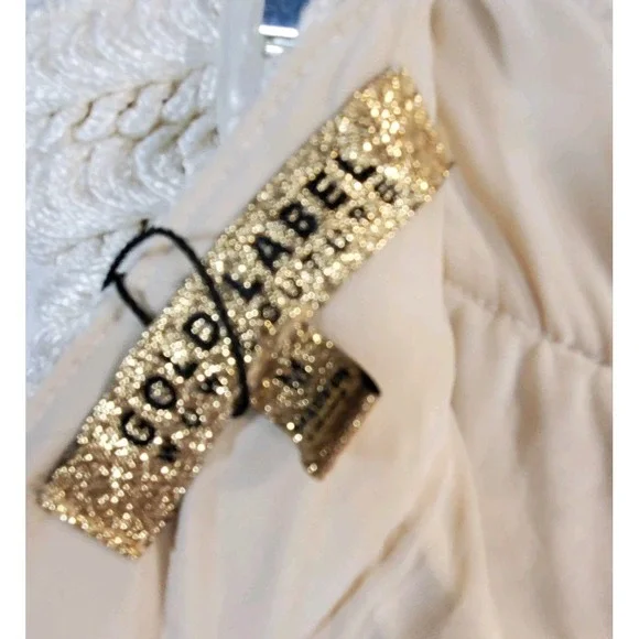 Gold Label New Conture Skirt Womens Size M Rope Style Skirt Ivory Colored - Picture 4 of 7